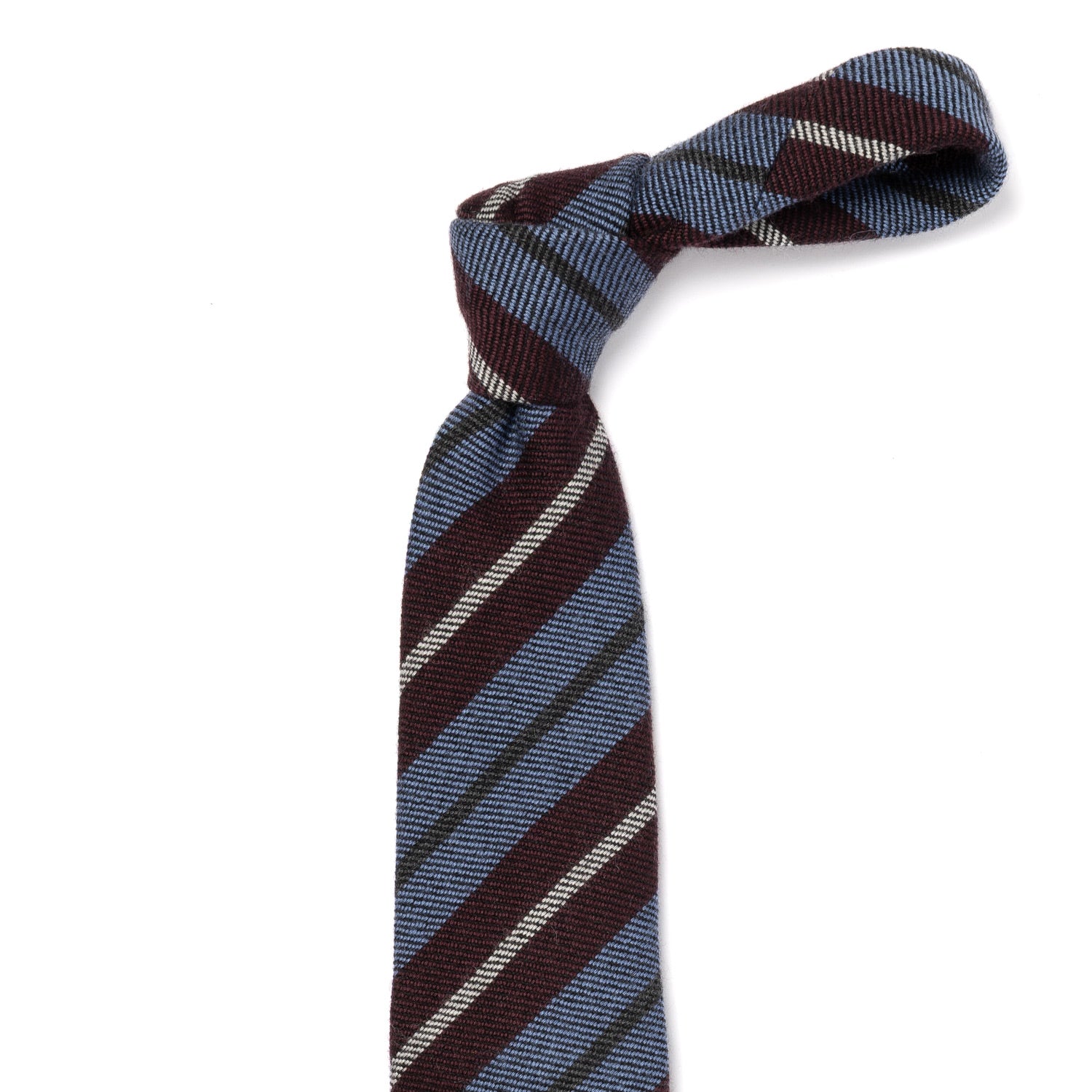 CA Archivio Storico: Tie "Nuovo Reggimento" made of Cashmere & Wool - hand-rolled